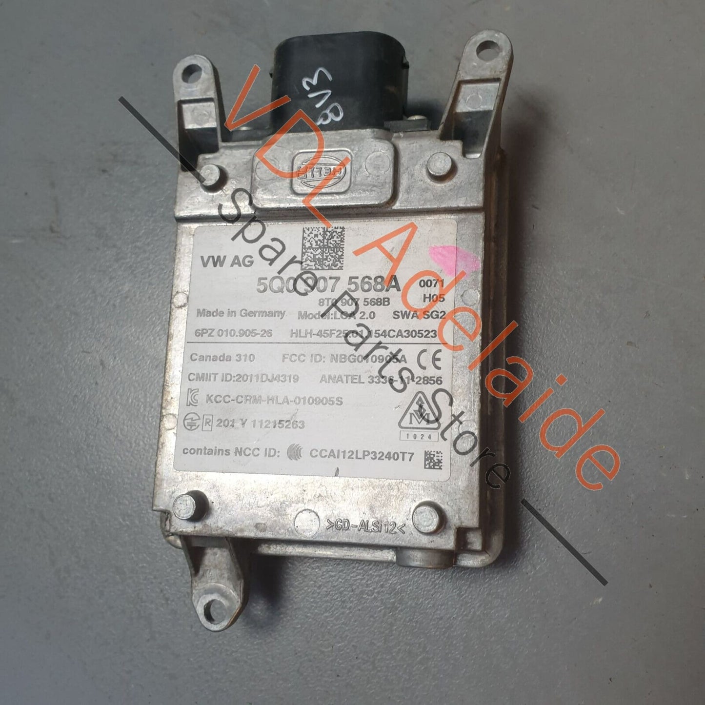 Audi RS3 8V Control Unit Radar for Lane Change Assist Slave Left LHS 5Q0907568A 5Q0907568A