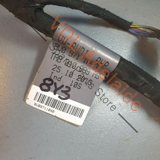 Audi RS3 8V Wiring Loom Harness for Rear Bumper PDC Parking Sensors 8V0971104C