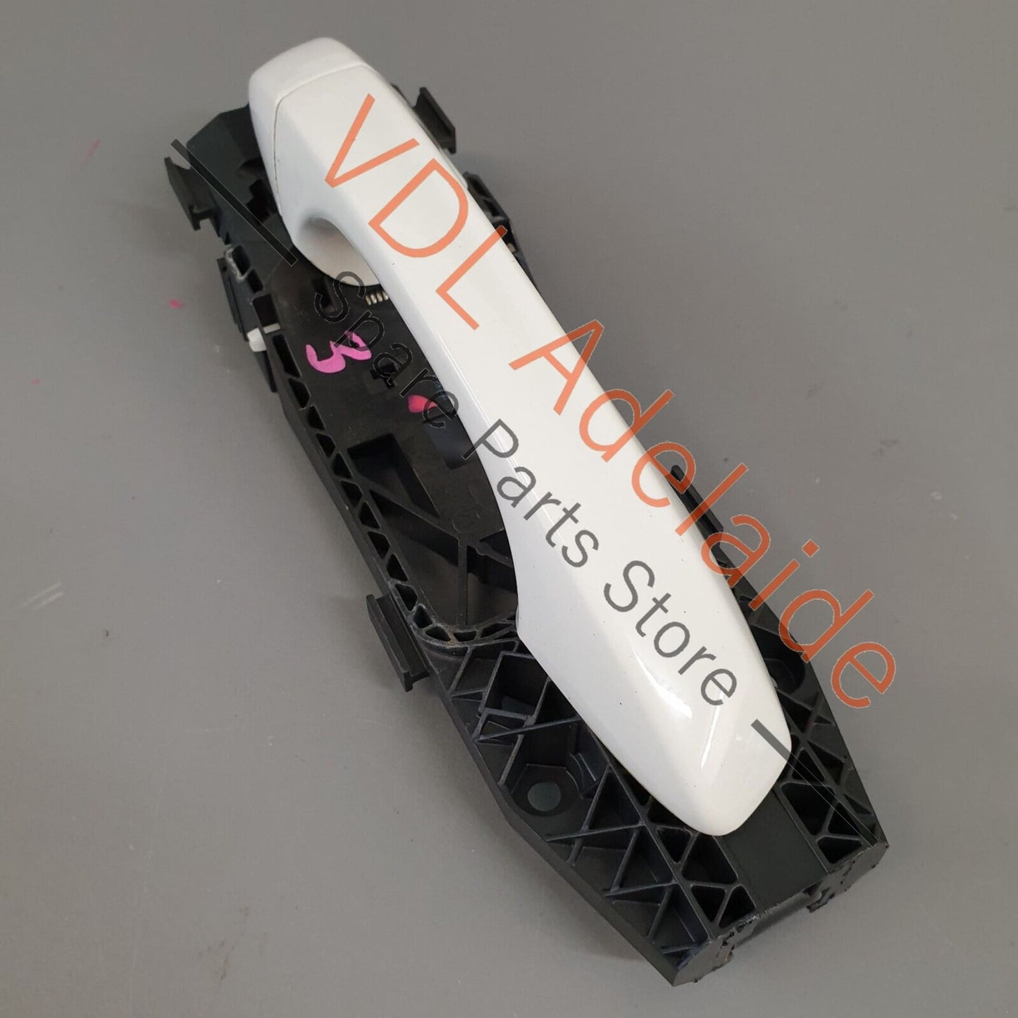VW Golf GTi Mk7 Rear Right Exterior Door Handle Pure White C9A 5G0837206N