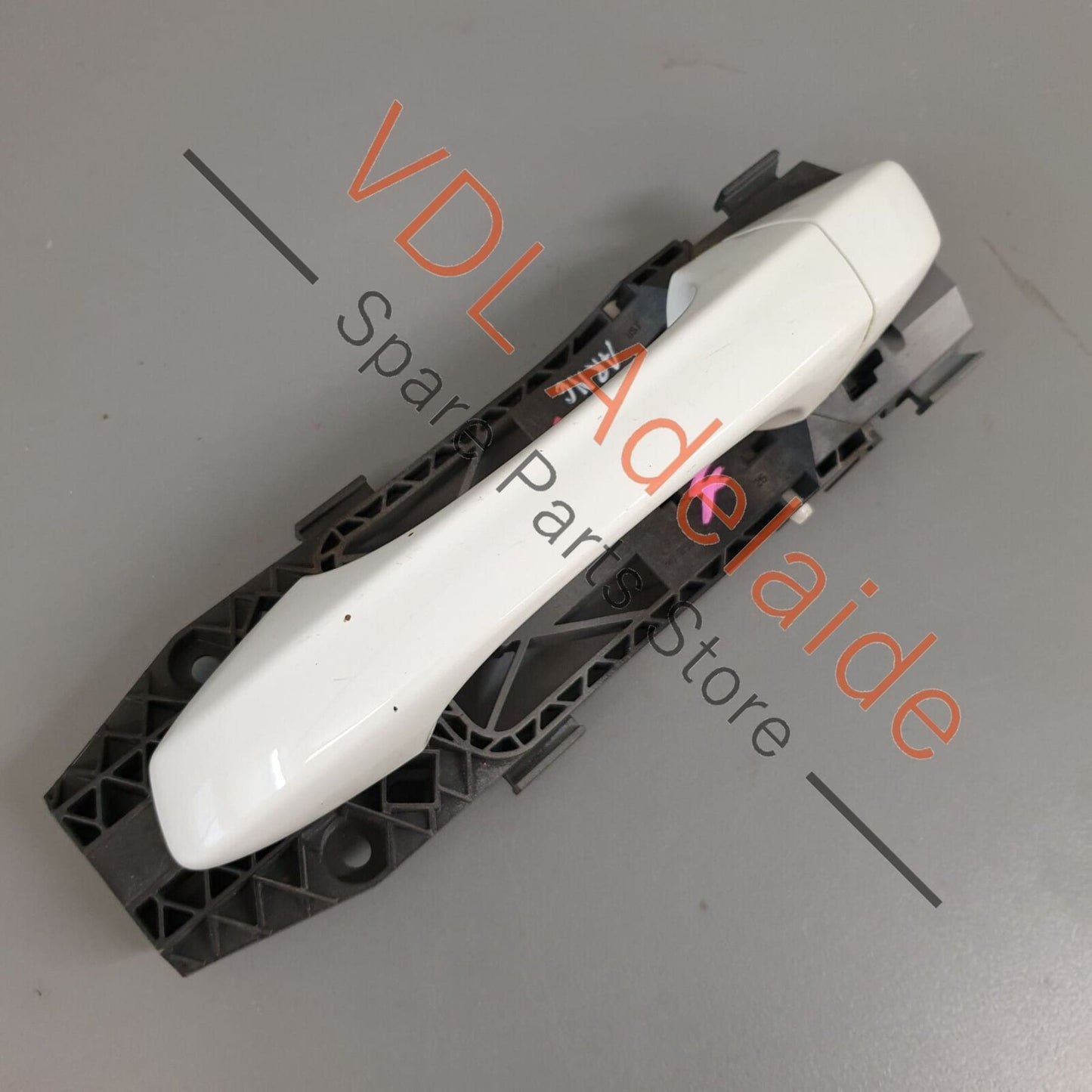 VW Golf GTi Mk7 Rear Left Exterior Door Handle Pure White C9A 5N0839885H