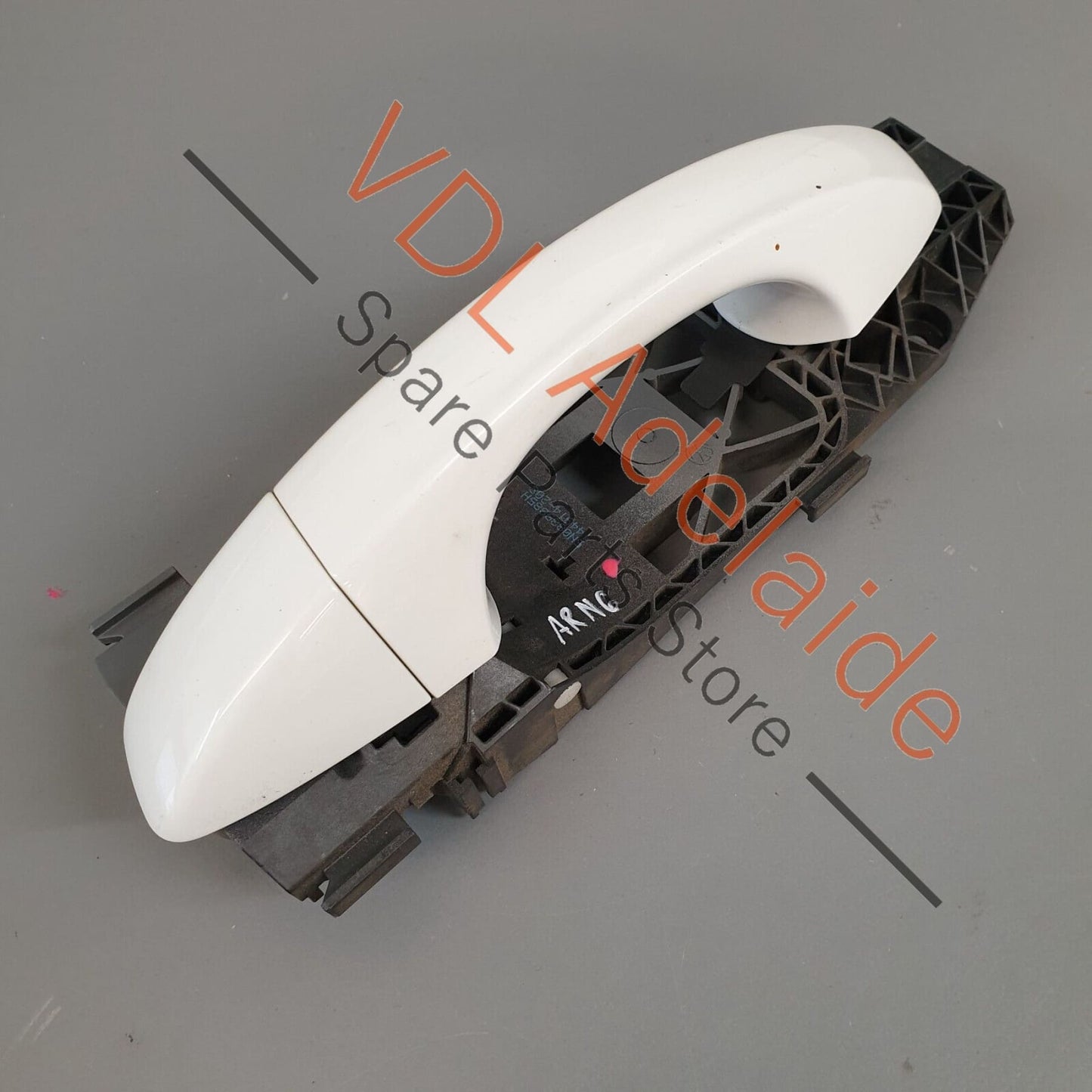 VW Golf GTi Mk7 Rear Left Exterior Door Handle Pure White C9A 5N0839885H