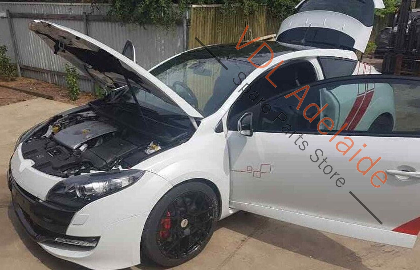 Renault Megane 3 III RS Front Left Side Fender Wing Guard Panel White MON
