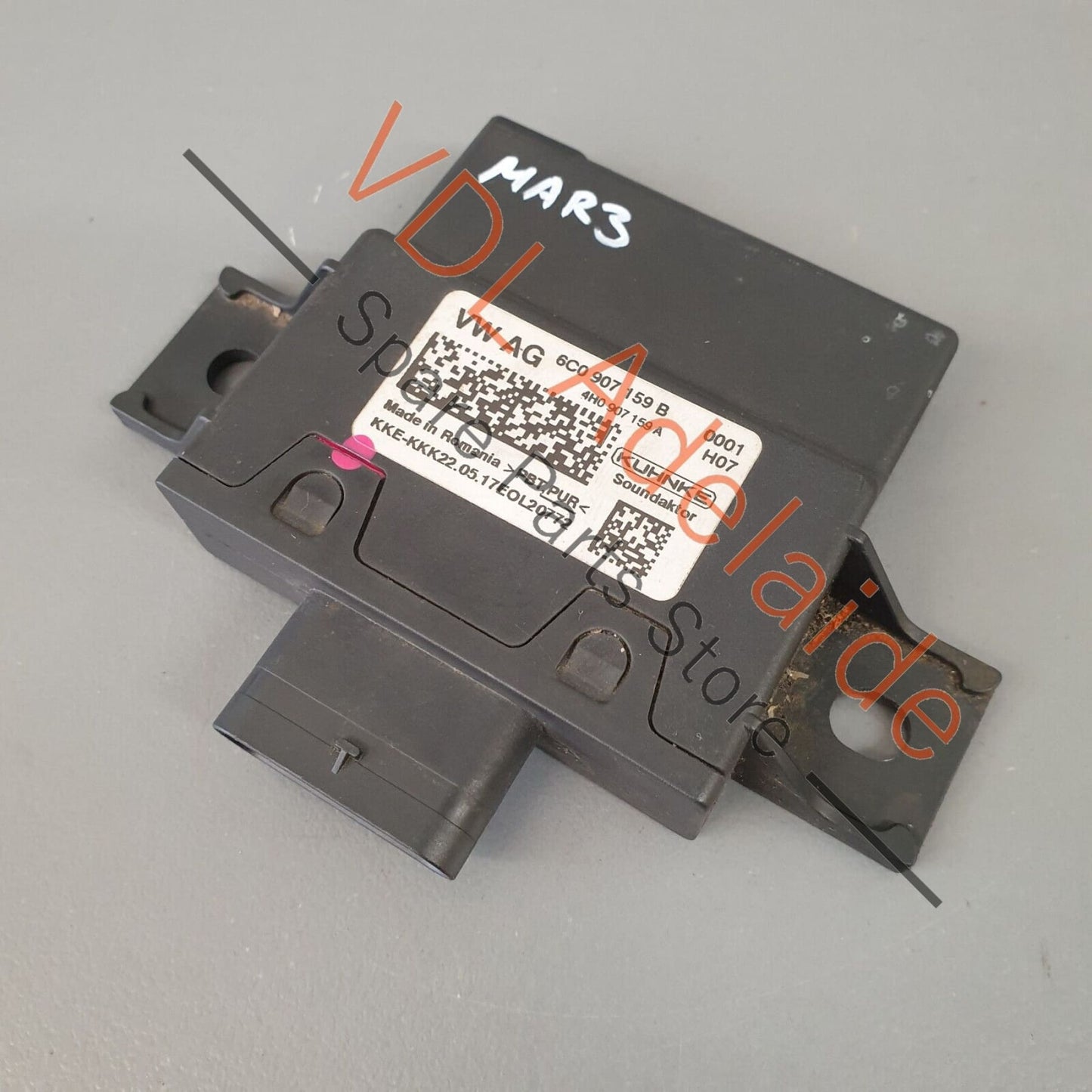 VW Polo GTi Mk5 6R Control Unit for Impact Sound 6C0907159B 6C0907159B