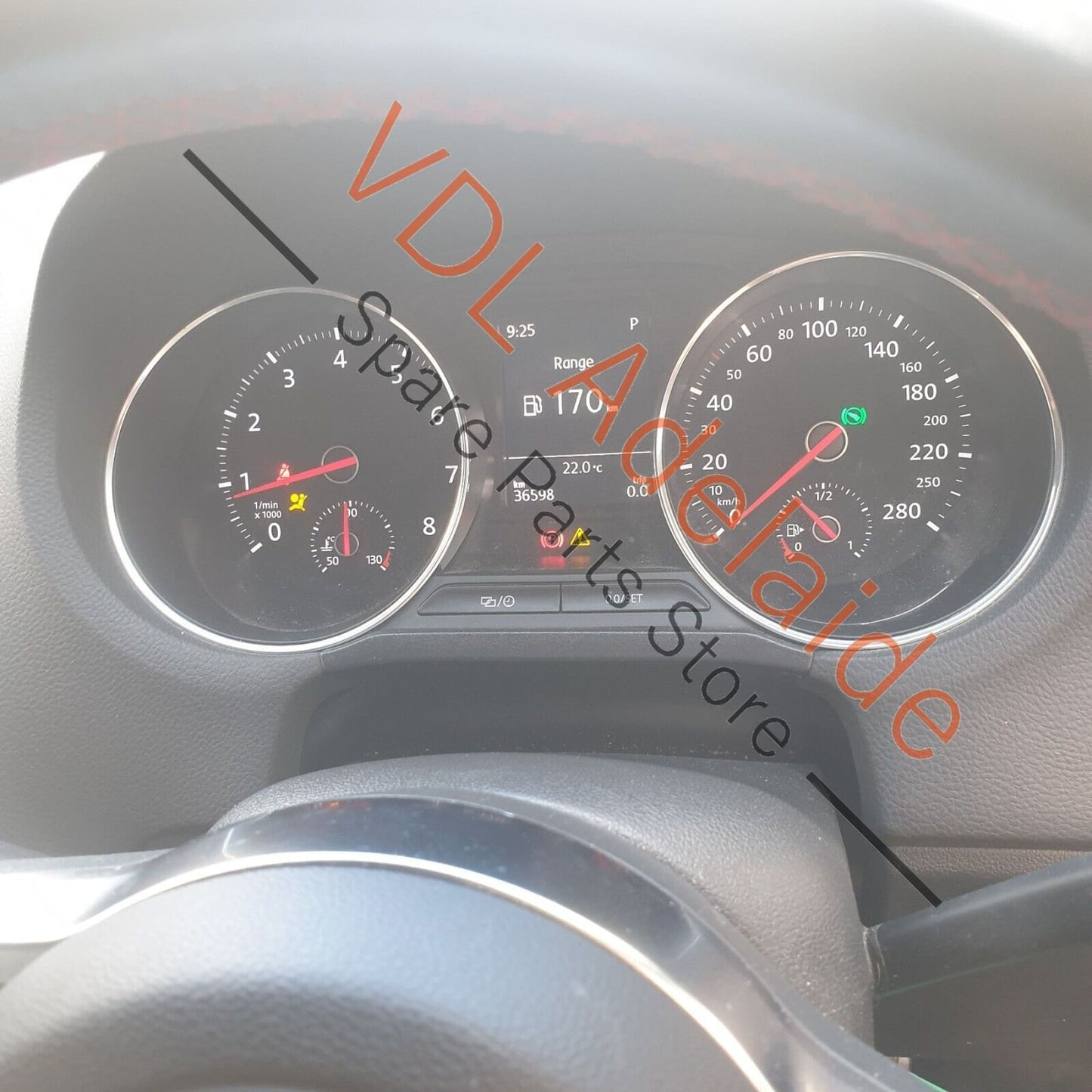 VW Polo GTi Mk5 6R Gas Shock Absorber Electronically Controlled Rear 6C0513119AS 6C0513119AS