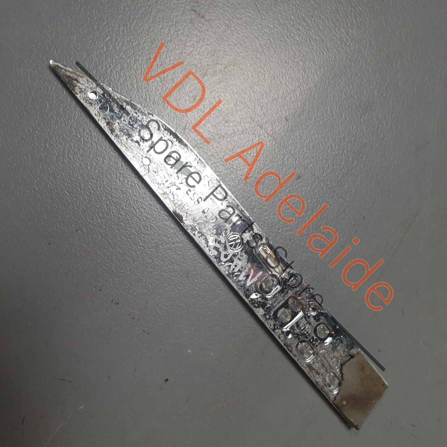 VW Polo GTi Mk5 6R Front Left Fender Guard GTI Badge, Chrome Shine Tornado Red 6C0853688A