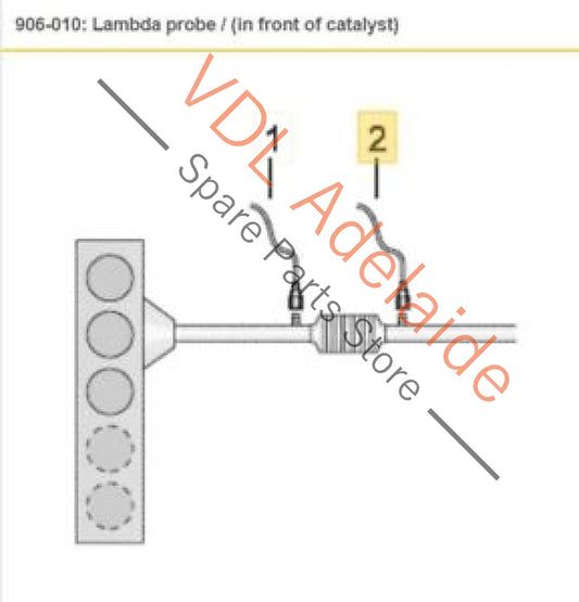 VW Polo GTi Mk5 6R DAJA DAJB Lambda Probe Oxygen O2 Sensor 06K906262AE 06K906262AE