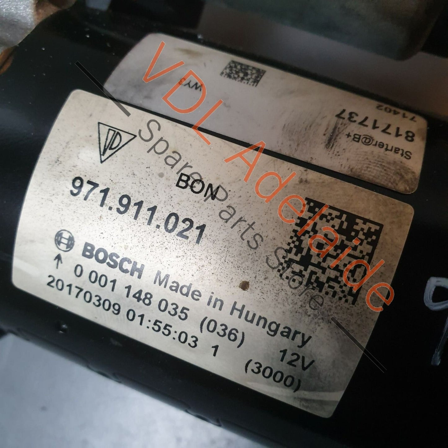 Porsche Panamera Turbo 971 Starter Motor for CVDA 4.0L Petrol 971911021