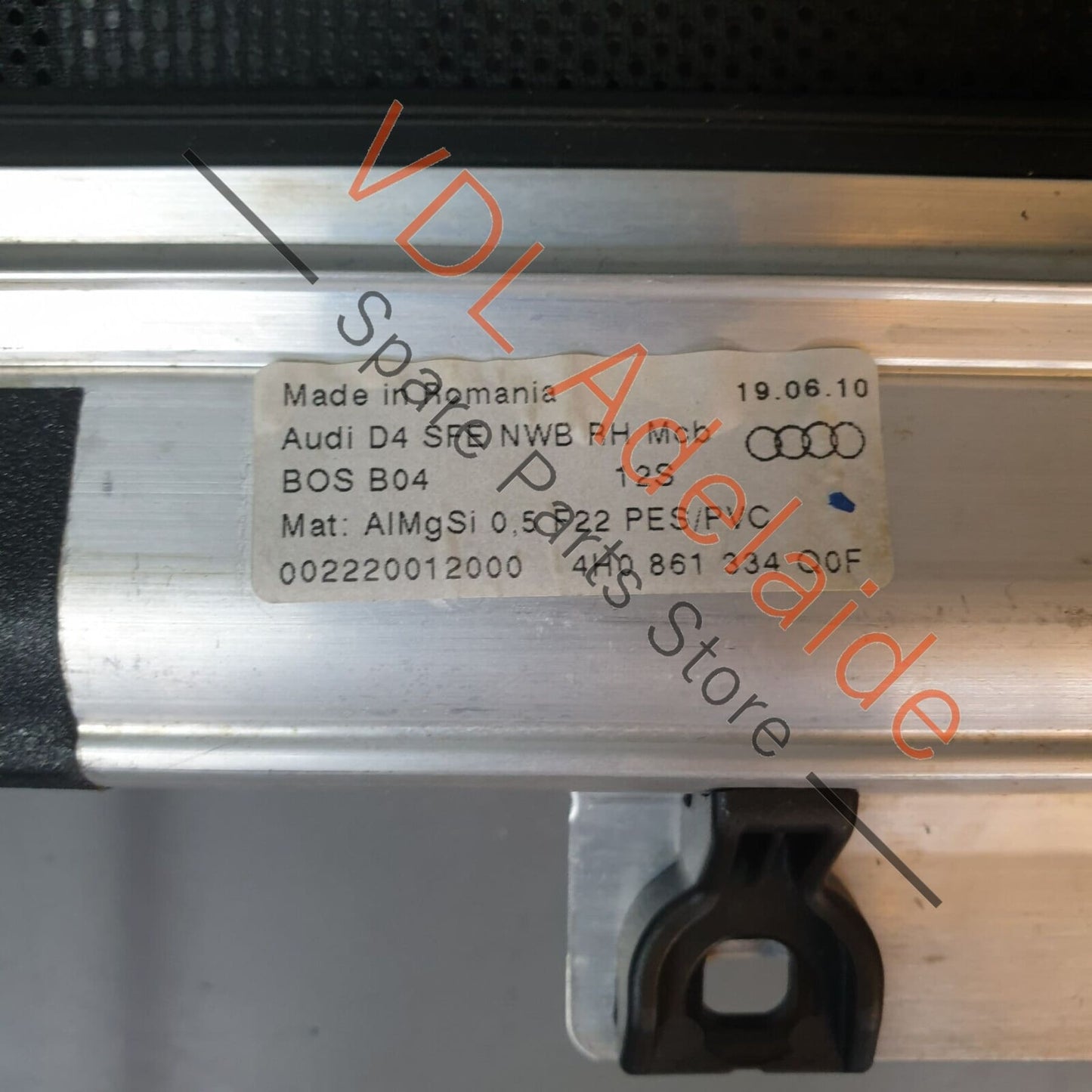 Genuine Audi A8 4H Right Rear Electric Roller Sunshade Blind Assembly Kit 4H0861334Q0F