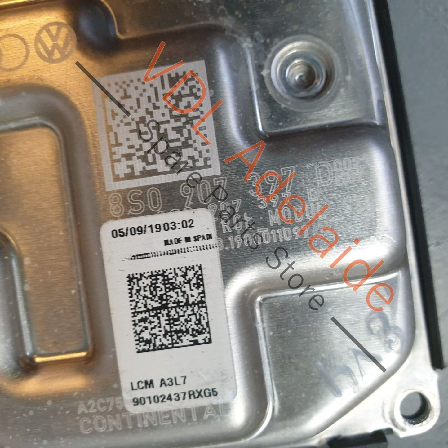 Audi S3 8V.5 Headlight Control Module 8S0907397D Left or Right