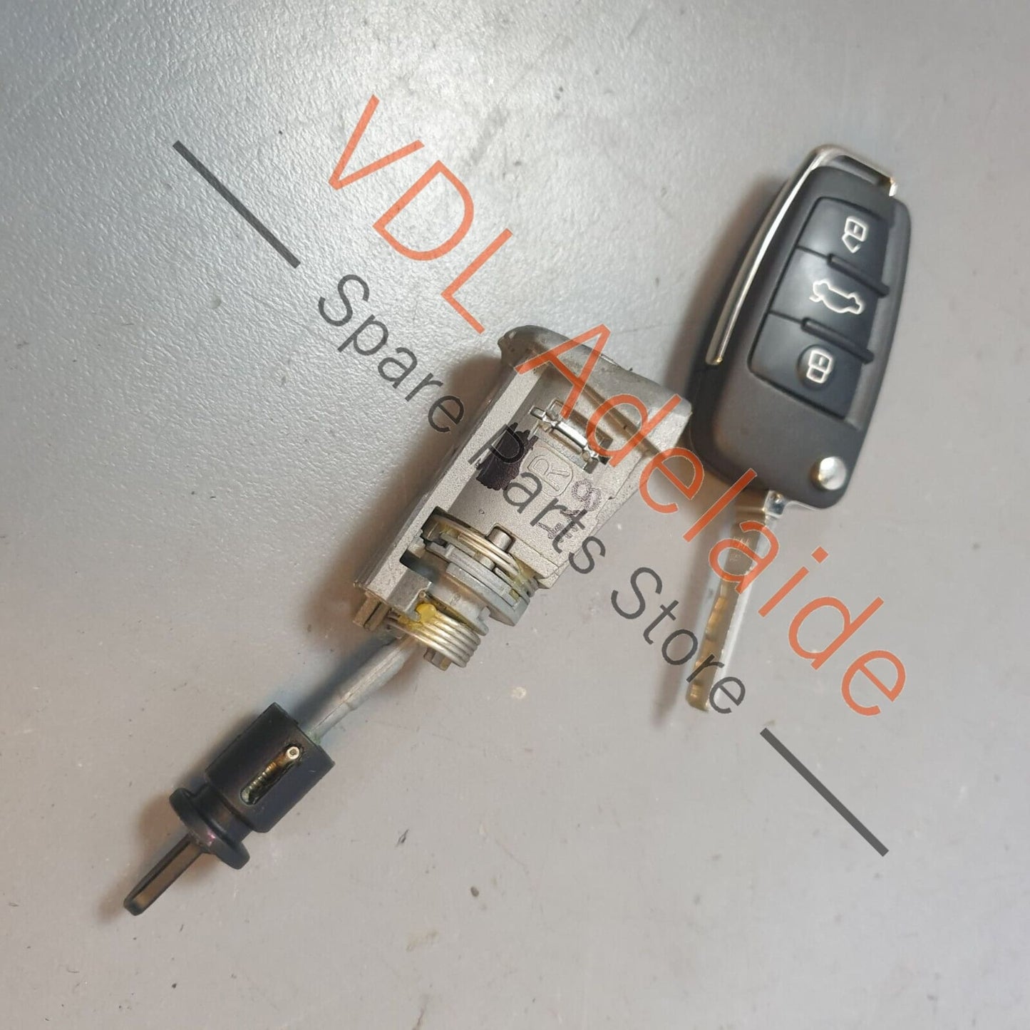 Audi A3 S3 RS3 8V.5 Door Lock Barrel and Matching Blade Key 107837168CP