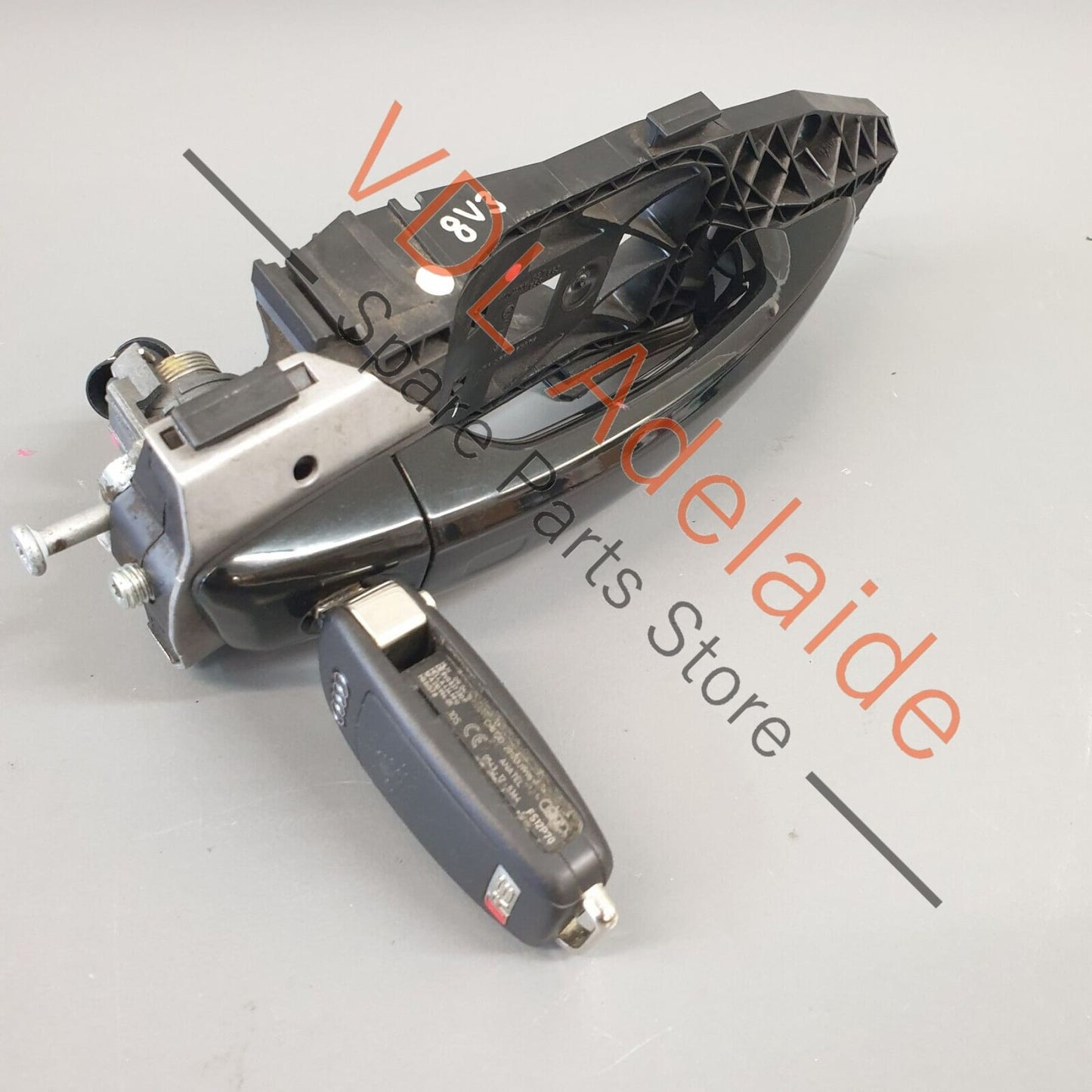 Audi RS3 8V Front Right Driver Exterior Door Handle & Lock with Key & Sensor RHD