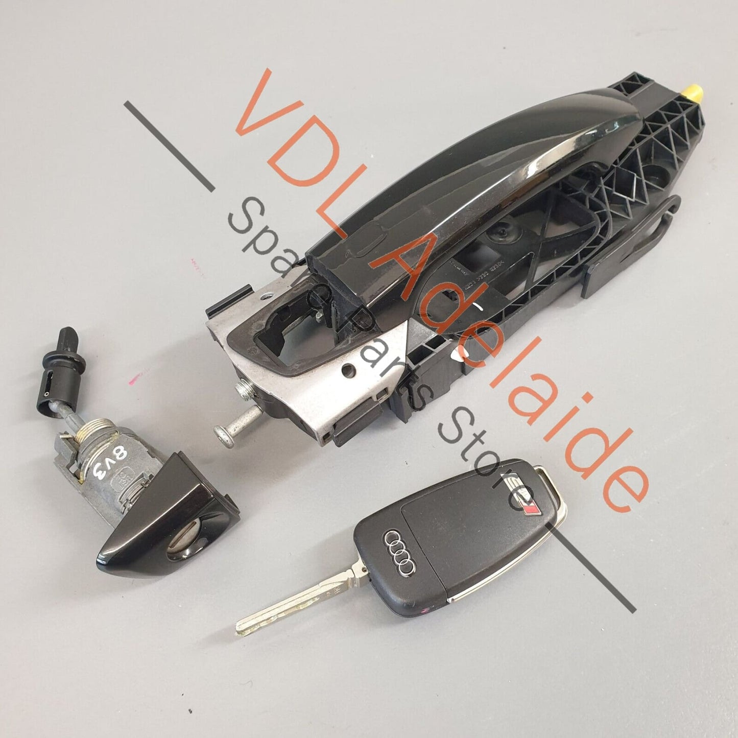 Audi RS3 8V Front Right Driver Exterior Door Handle & Lock with Key & Sensor RHD