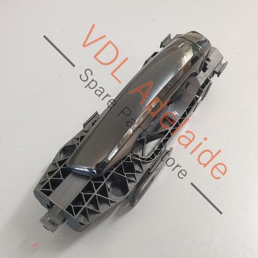 Audi RS3 8V Rear Left Exterior Door Handle with Cap & Mounting Bar Mythos Black