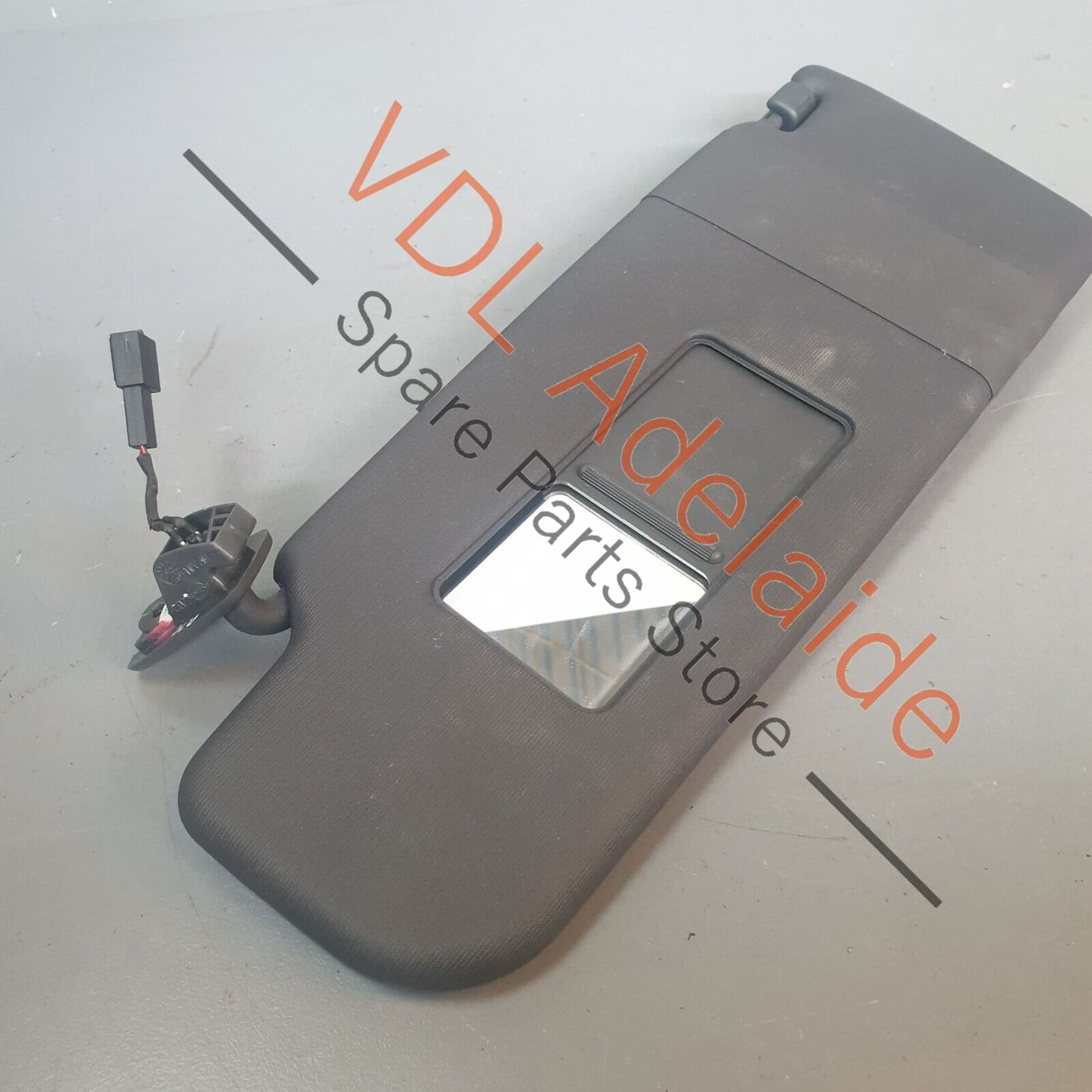 VW Golf MK5 R32 GTi Left Side Sun Visor with Vanity Mirror Black / Charcoal 1K0857551N4AN