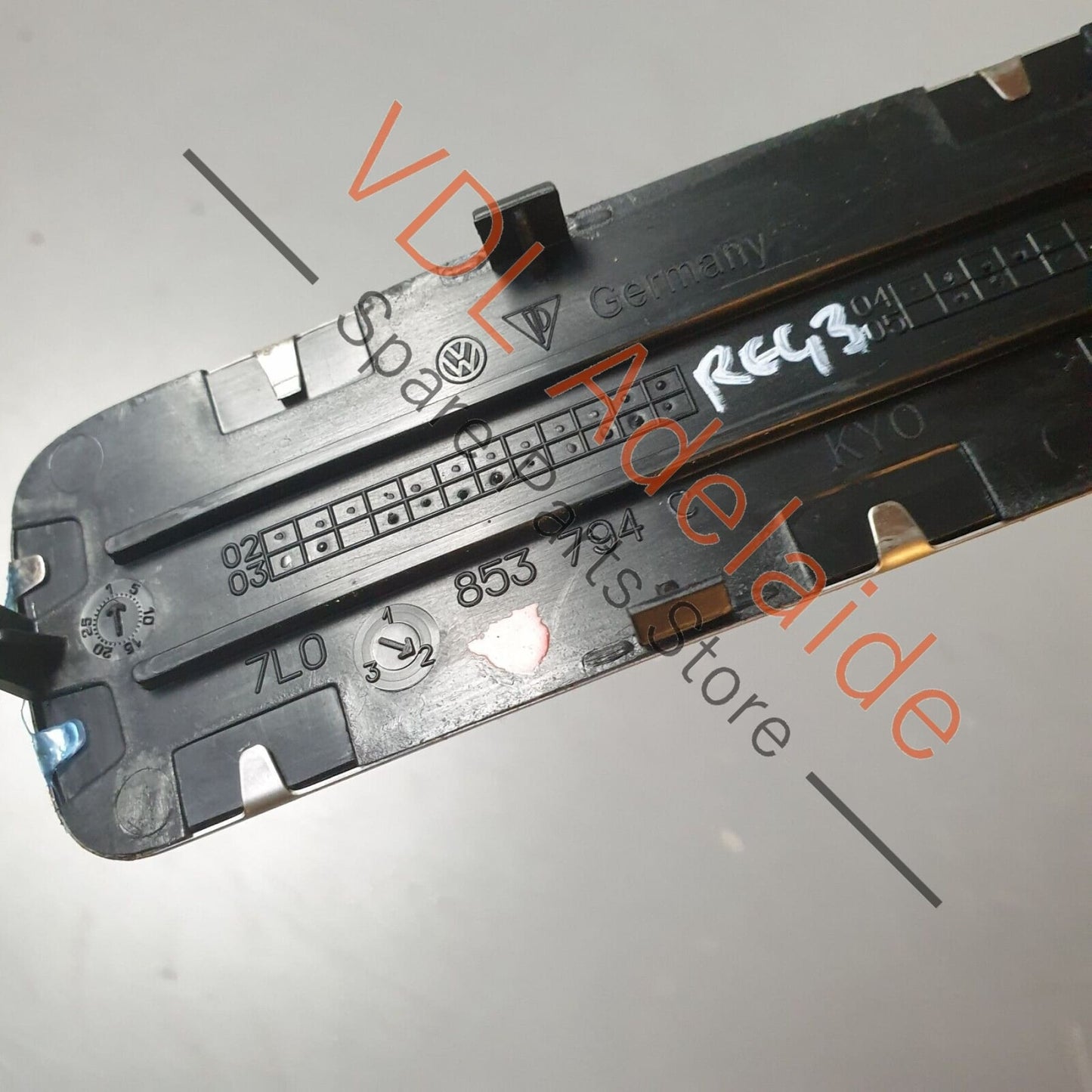 VW Touareg V10 7L Right Rear Door Stainless Steel Entry Trim 7L0853794C 7L0853794C