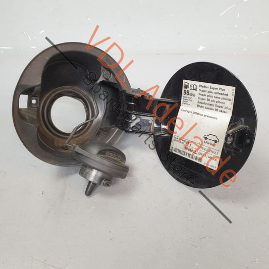 VW R36 Passat 3C B6 Estate Fuel Filler Door Flap 3C9809857E Deep Black C9X 3C9809857E