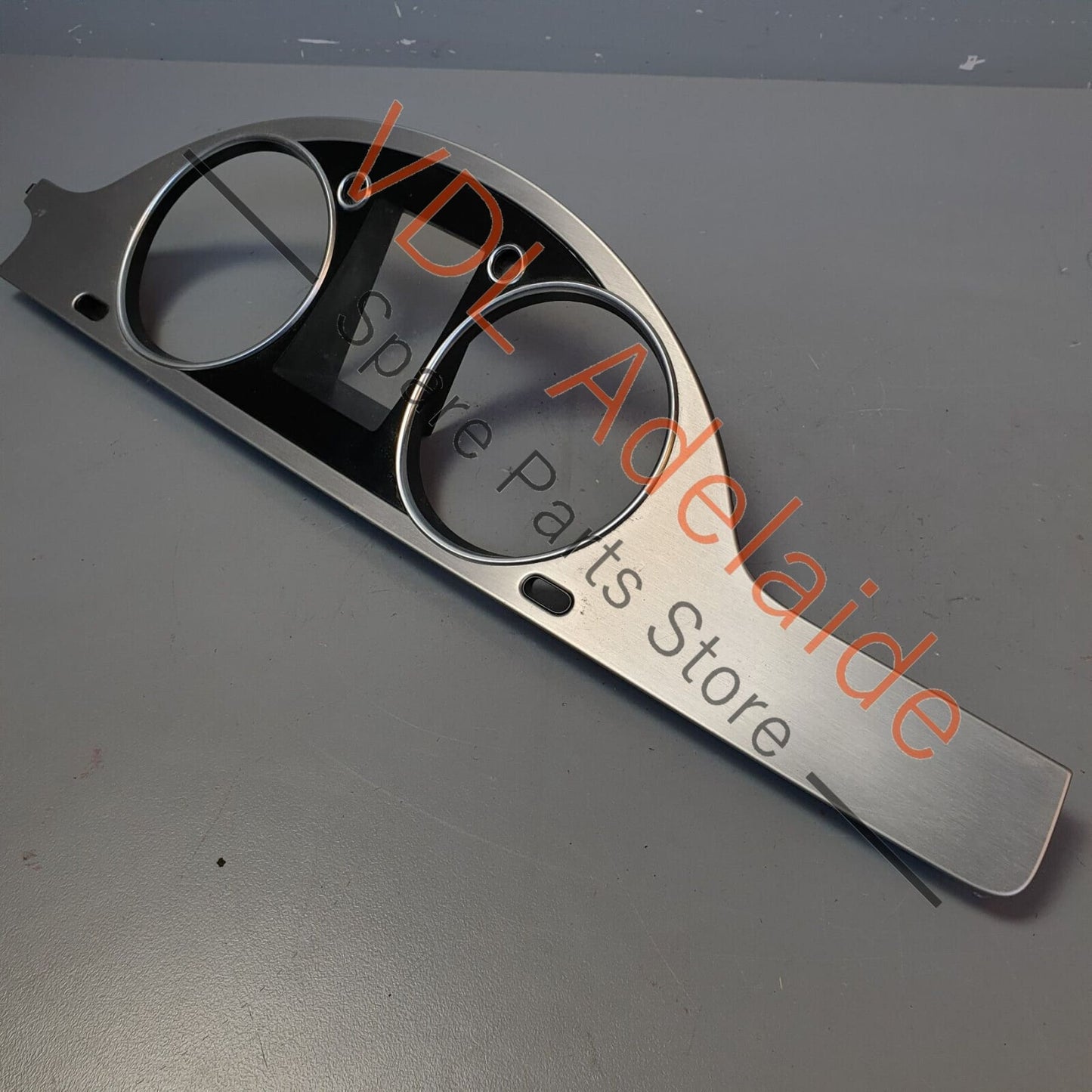 VW R36 Passat 3C B6 Dash Cluster Trim RHD Brushed Aluminium Dark 3C8858366 R60 3C8858366