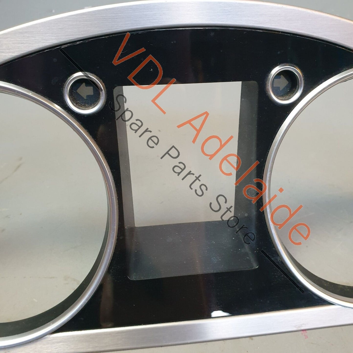 VW R36 Passat 3C B6 Dash Cluster Trim RHD Brushed Aluminium Dark 3C8858366 R60 3C8858366