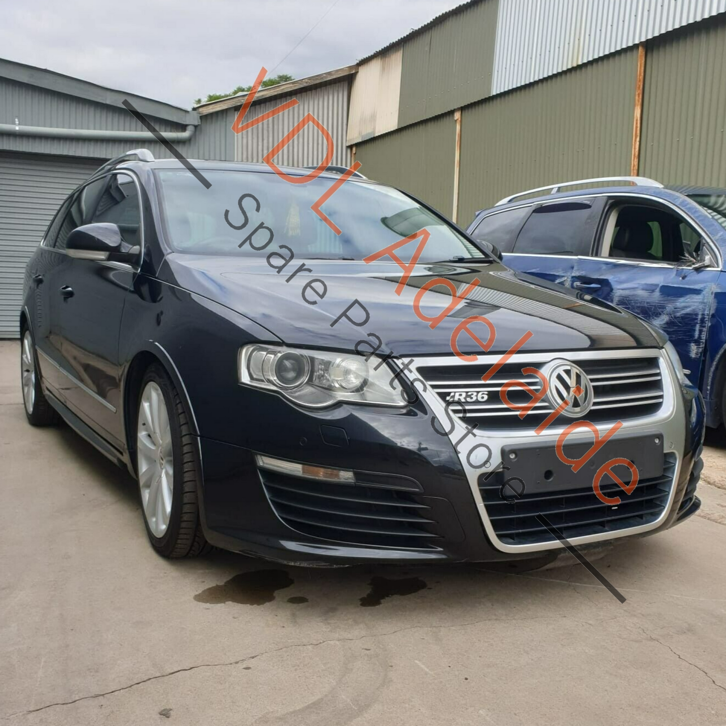 VW R36 Passat 3C B6 Dash Cluster Trim RHD Brushed Aluminium Dark 3C8858366 R60 3C8858366