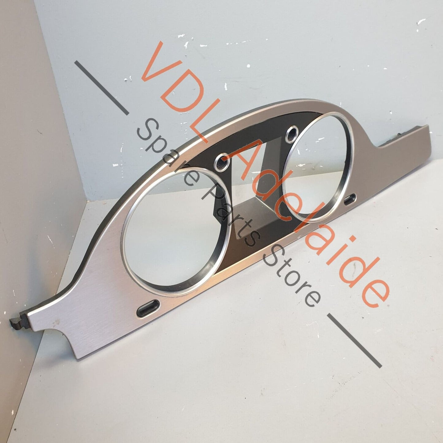 VW R36 Passat 3C B6 Dash Cluster Trim RHD Brushed Aluminium Dark 3C8858366 R60 3C8858366