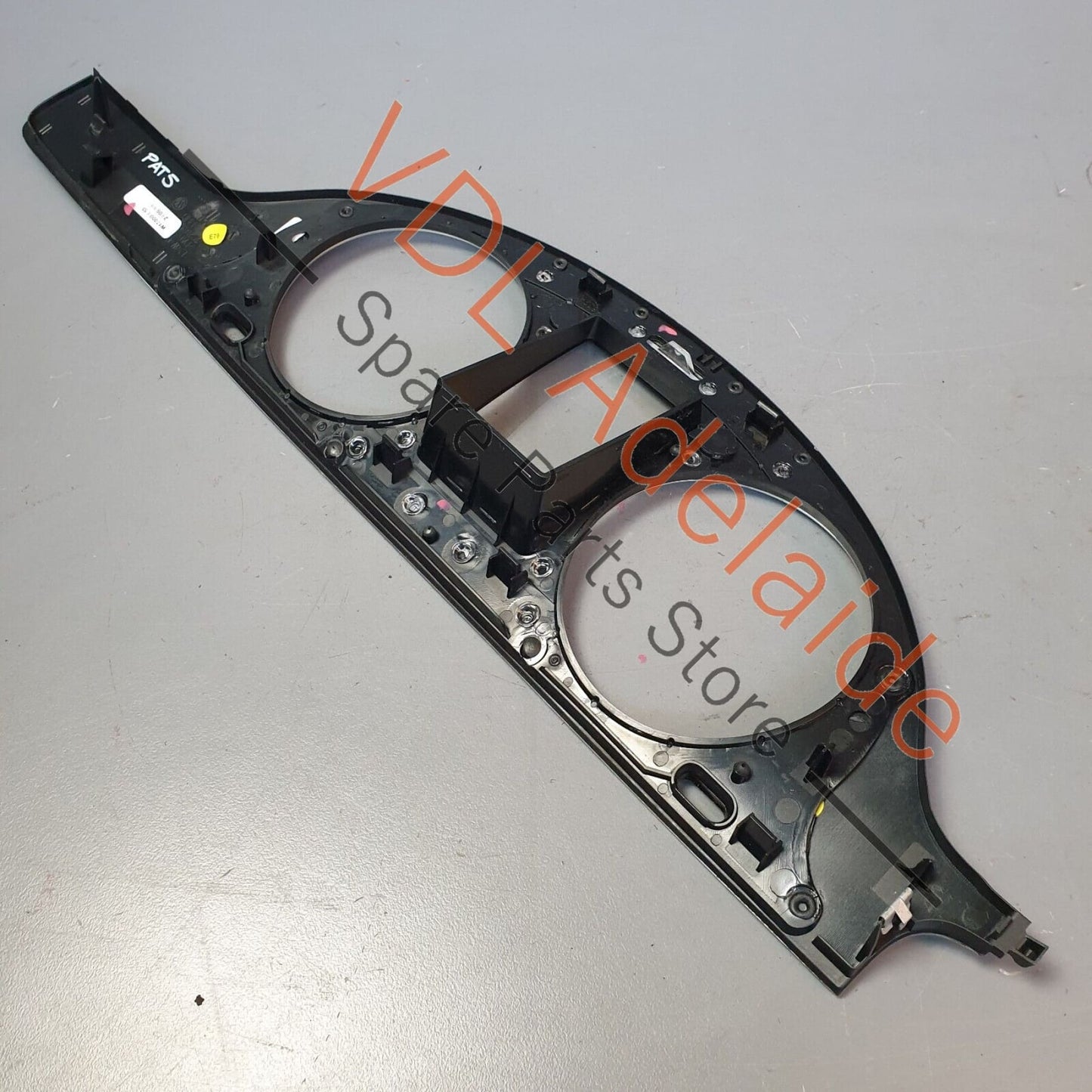 VW R36 Passat 3C B6 Dash Cluster Trim RHD Brushed Aluminium Dark 3C8858366 R60 3C8858366
