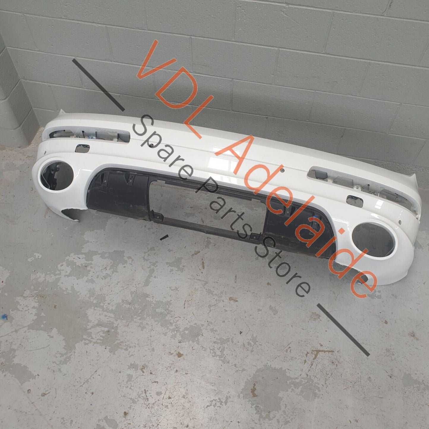 Audi Q7 6.0L V12 4L Rear Bumper Cover 4L0807303C GRU White 2Y2Y 4L0807303C