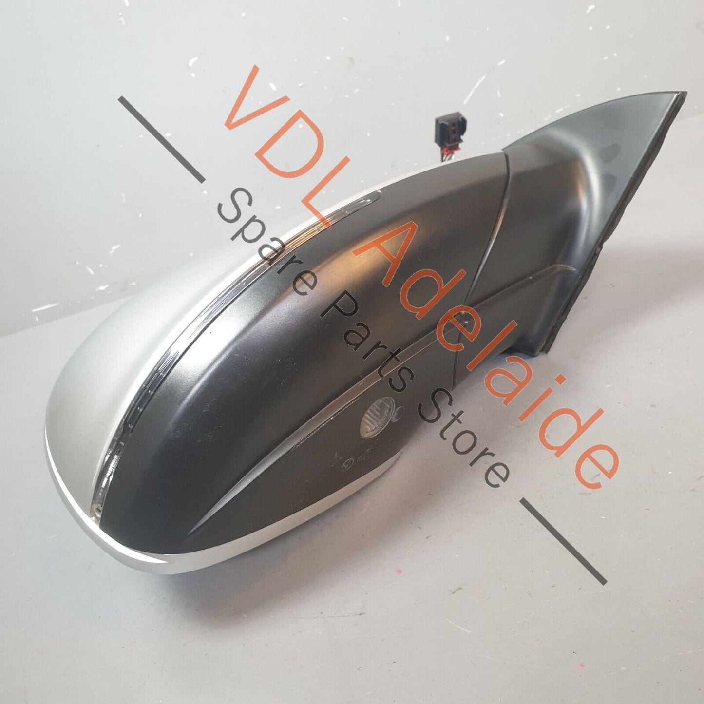 Audi Q7 4L Complete Right Side View Exterior Folding Wing Mirror Matt Silver 4L2857410BF01C