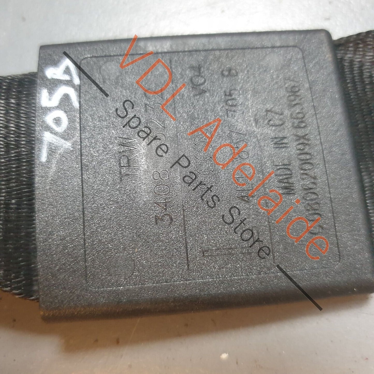 Audi Q7 6.0L V12 4L Front Left Safety Seat Belt 4L1857705B V04 4L1857705B