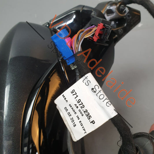 Porsche Panamera 971 S Turismo Complete Right Side Wing Door Mirror RHS for RHD