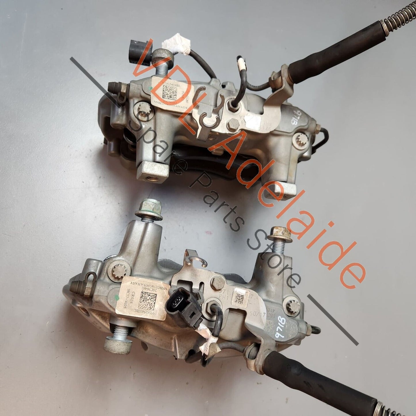 Porsche Panamera 971 Pair of Rear Brembo 4 Piston Brake Calipers for 17in Rotor