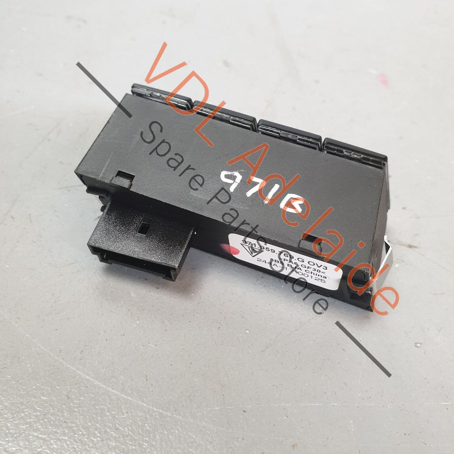 Porsche Panamera 971 Drivers Memory Seat Switch High Gloss Black 971959769G OV3