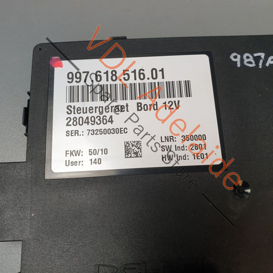 Porsche Cayman R 987 997 Onboard Supply Control Unit Module 99761851601 99761851601