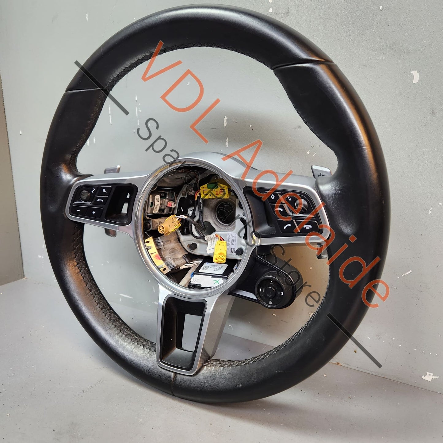 Porsche PSRB Sport Mode Chrono Multifunction Black Steering Wheel w PDK Paddles
