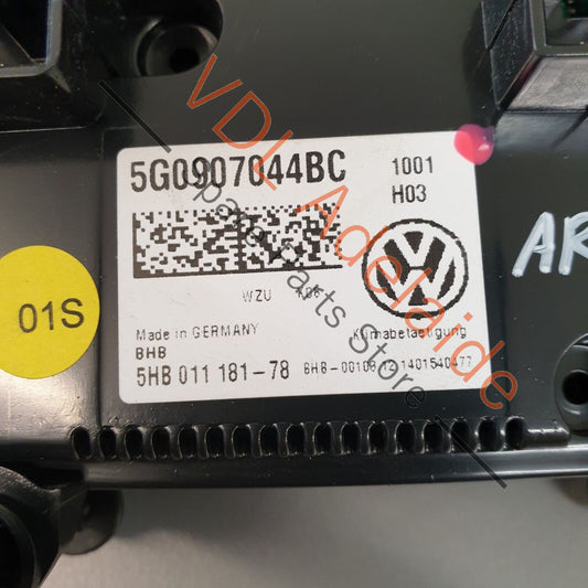 VW Golf GTi Mk7 Climate Control Aircon AC Heater Demister Switch 5G0907044BC 5G0907044BC