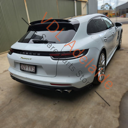 971853102E 041 971837120B 971837120A  Porsche Panamera Right Front Upper Door Gloss Black Exterior Trim Molding Weather Seal 971837120B 971853102E  041