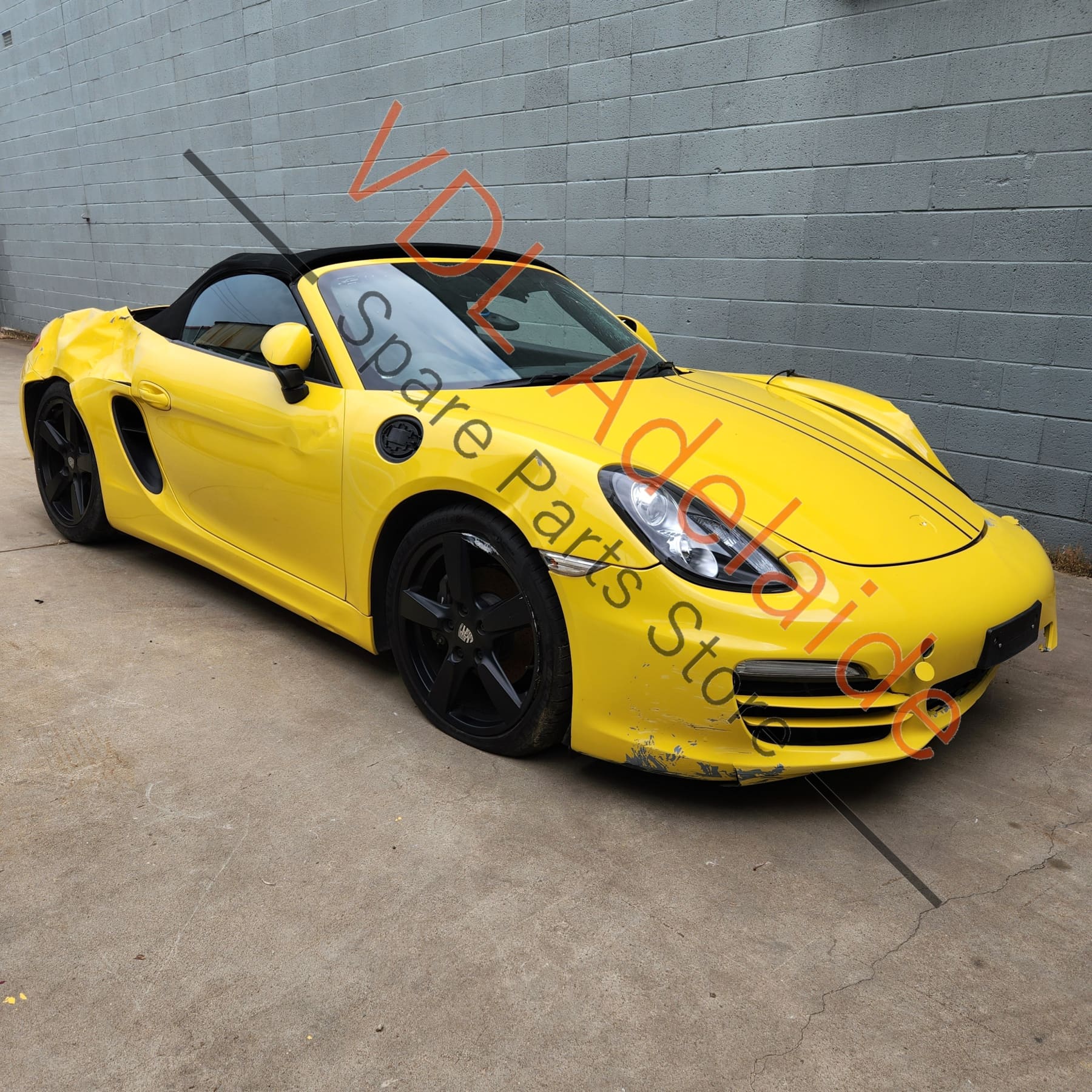 98156117506    Porsche Boxster 981 Convertible Roof Cover Flap LHS 98156117506 1E0