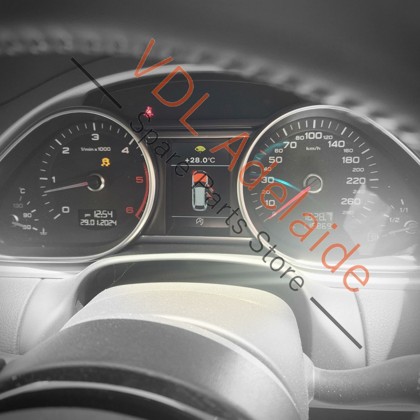 4E0953541A    Audi Q7 V12 4L Cancelling Ring W Slip Ring & Steering Sensor Squib Clockspring