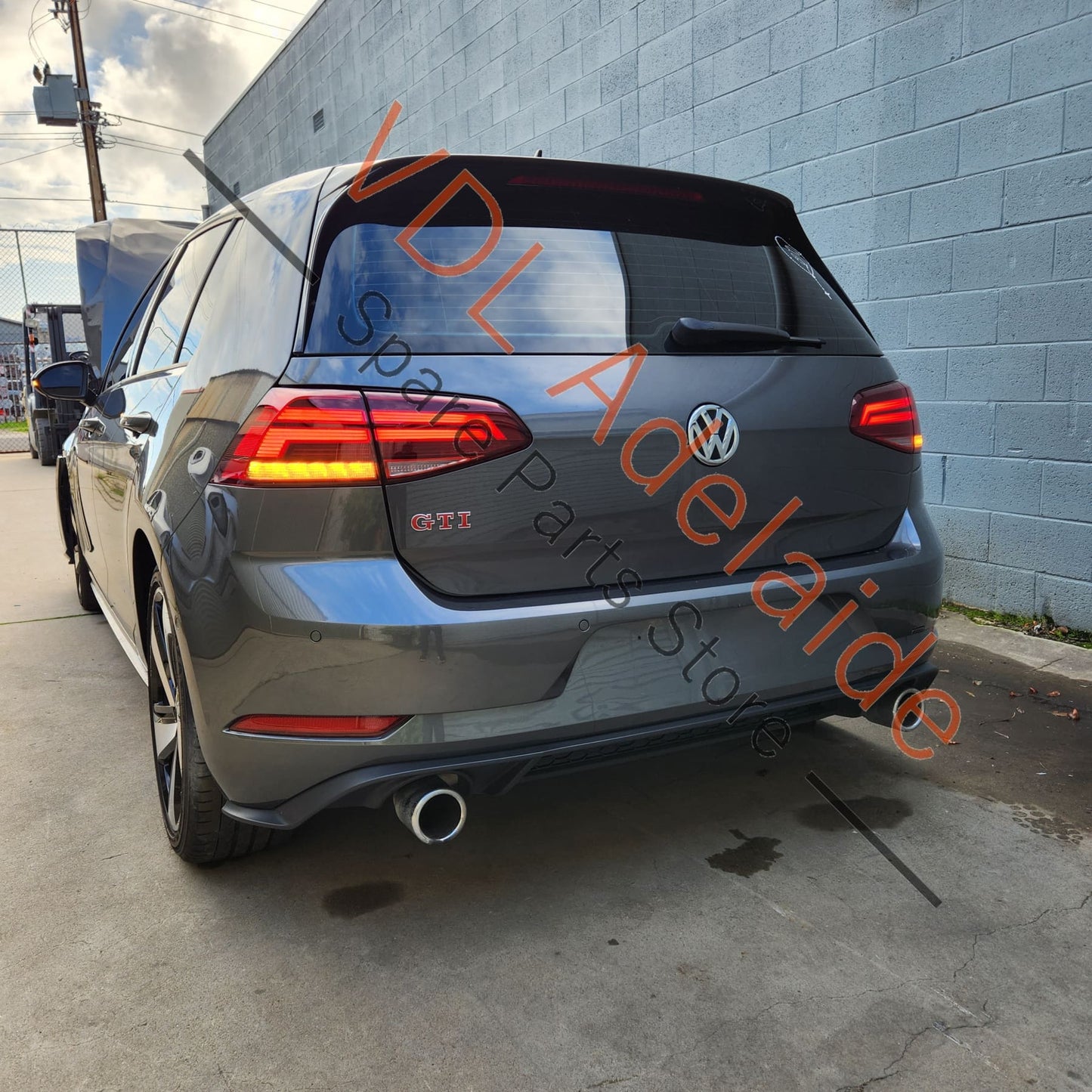 5G4831055AS   VW Golf MK7 7.5 Front Left Door Shell Panel Indium Grey LR7H