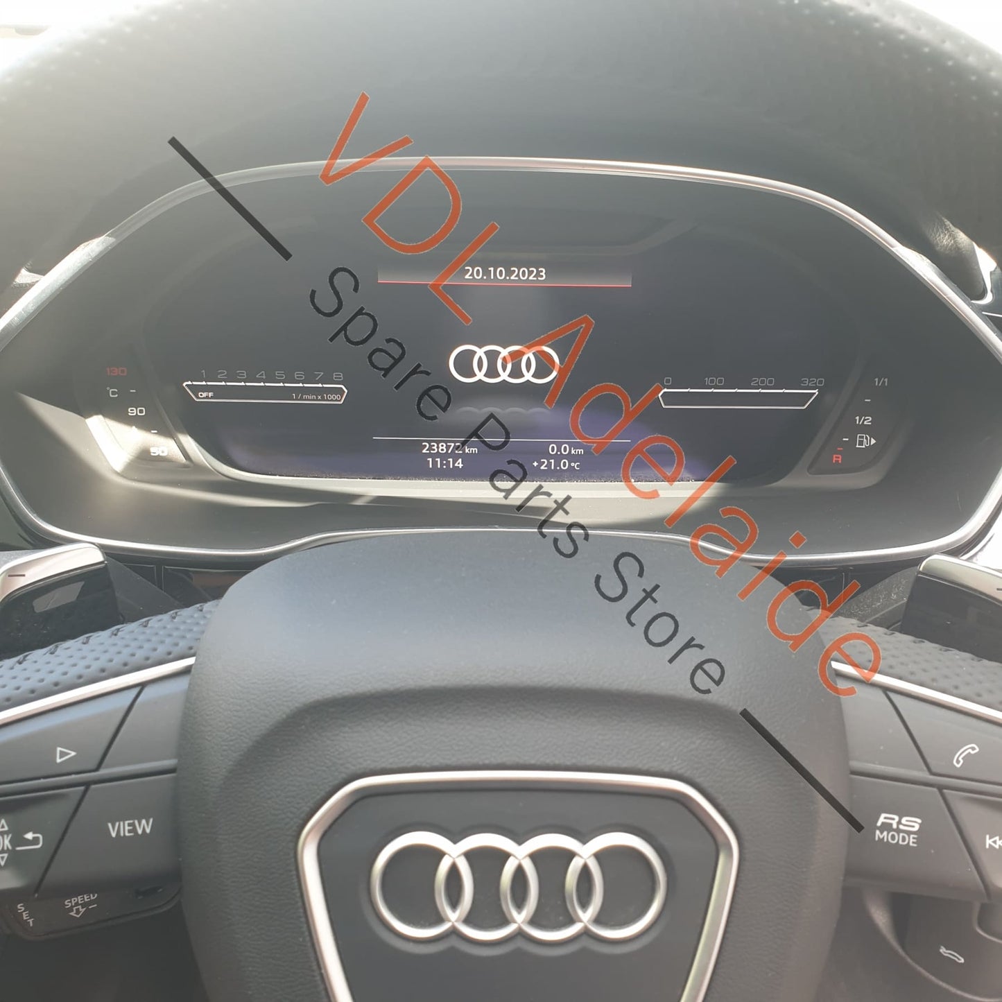 83C857410J9B9 81A857536H 81A857528AGRU  Audi Q3 RSQ3 F3 Right Folding Exterior Rear View Wing Mirror w automatic anti dazzle, parking camera & glass