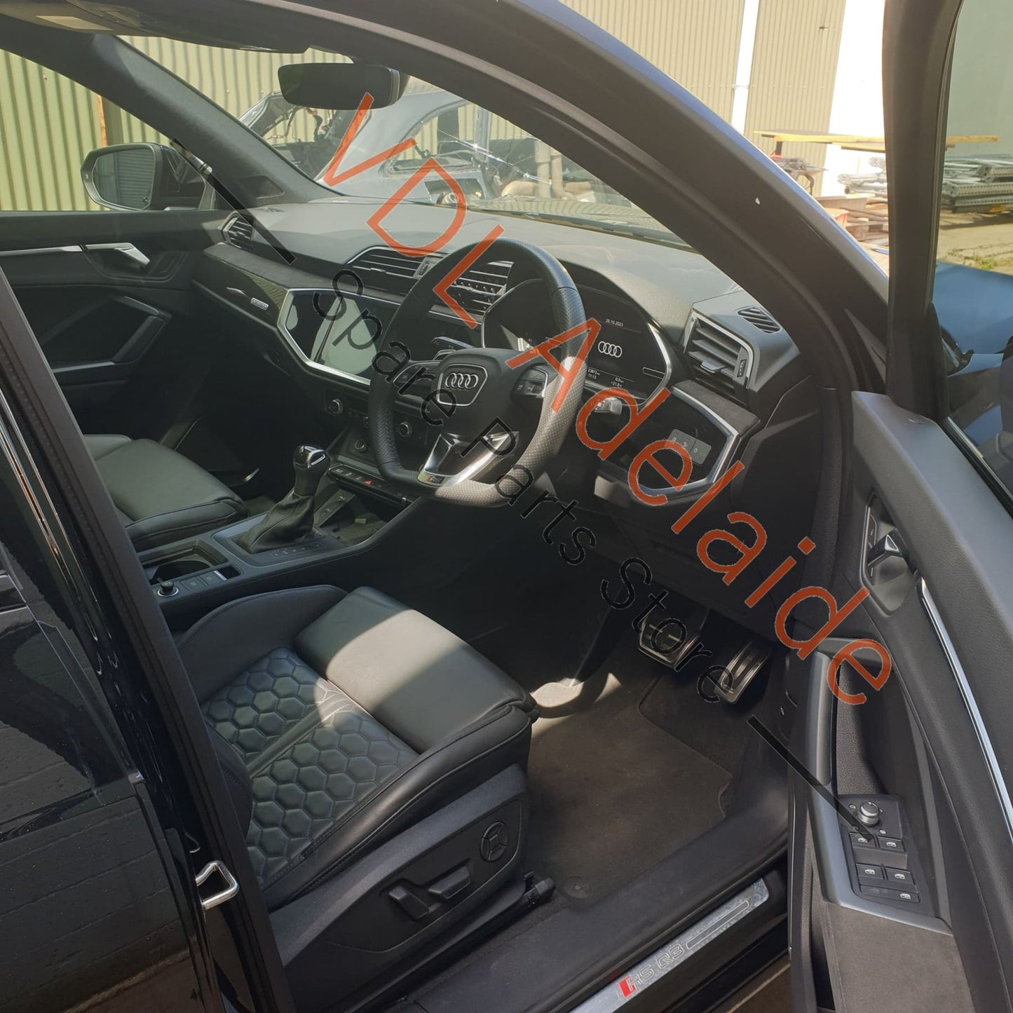 81A8575119B9 81A857511K9B9   Audi RSQ3 F3 Black Interior Rear View Mirror 81A857511 9B9