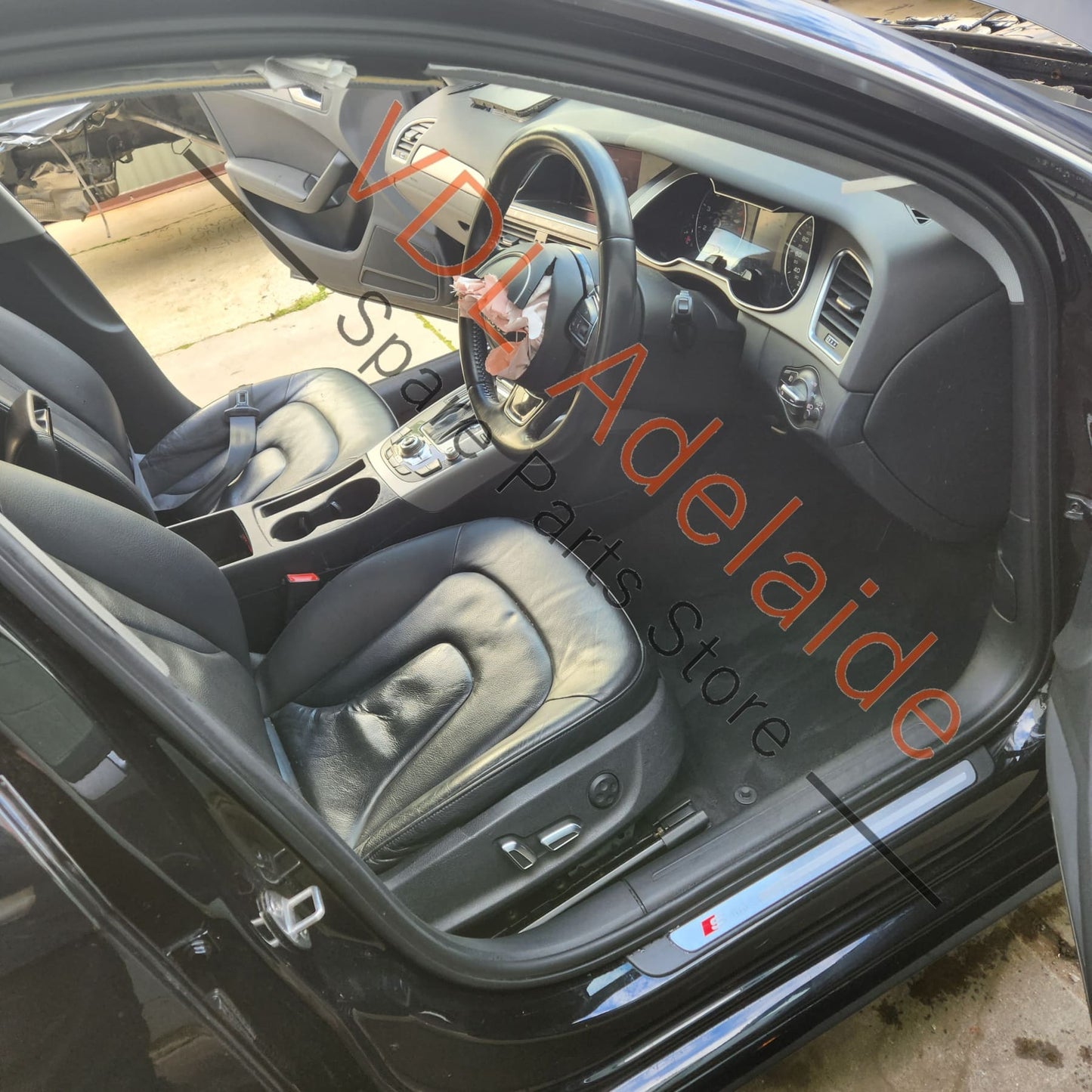 8K0867419TU4 8K0867419   Audi A4 B8 8K Rear Left Interior Door Trim Insert Steel Grey 8K0867419