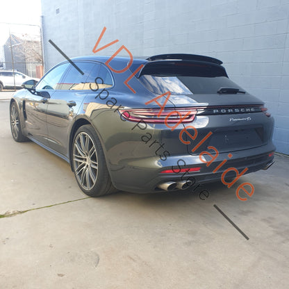 9748677071 974867707A1E0  Porsche Panamera Turismo Rear Hatch Boot Cargo Loading Trim Stainless Steel 9748677071E0