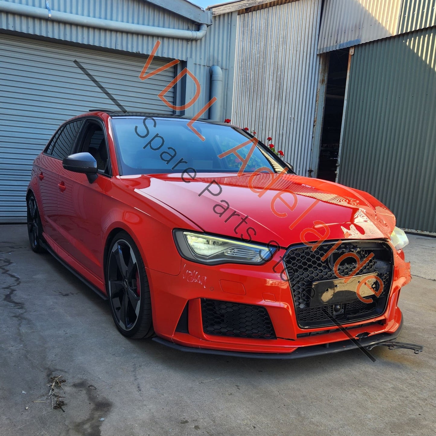 RS38VPFLHPK    Audi RS3 8V Sportback Hatch Flow Designs Full Lip Splitter Set incl Winglets RRP Nearly $1500