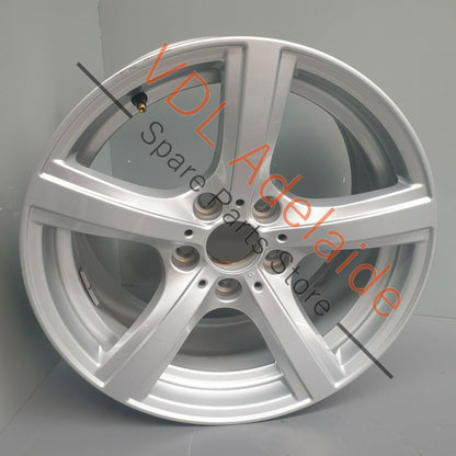 1x Genuine Original BMW Alloy Wheel 5 Five Star Spoke 17 x 8 Style BM129