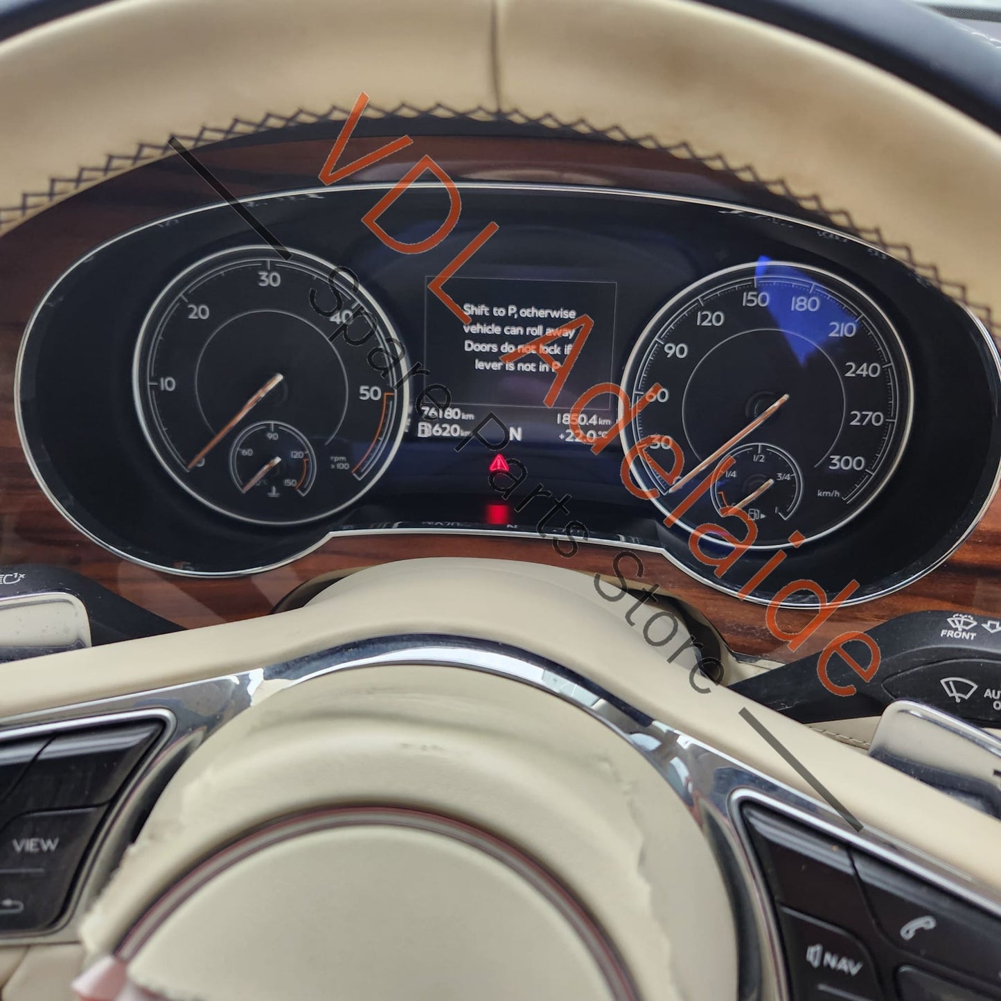 36A920770B   Bentley Bentayga Dashboard Cluster 36A920770B Kombiinstrument
