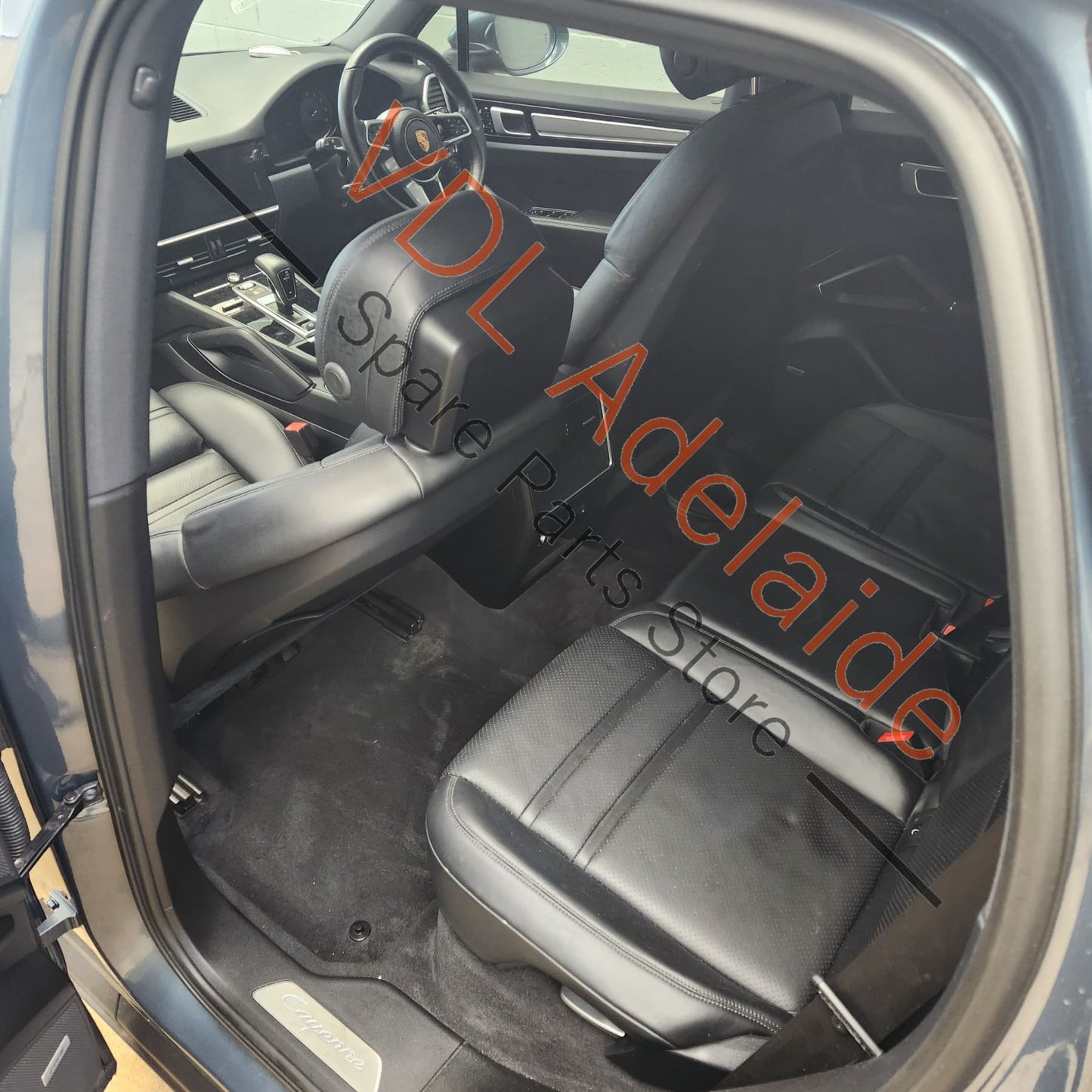 9Y0867363R21U 9Y08671615Q0 9Y0867363F Porsche Cayenne E3 9YA 9YB Rear Left Interior Armrest Door Handle Pull Grip Black Leather