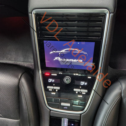      Porsche Panamera 971 Rear Console Chrome Trim Surround