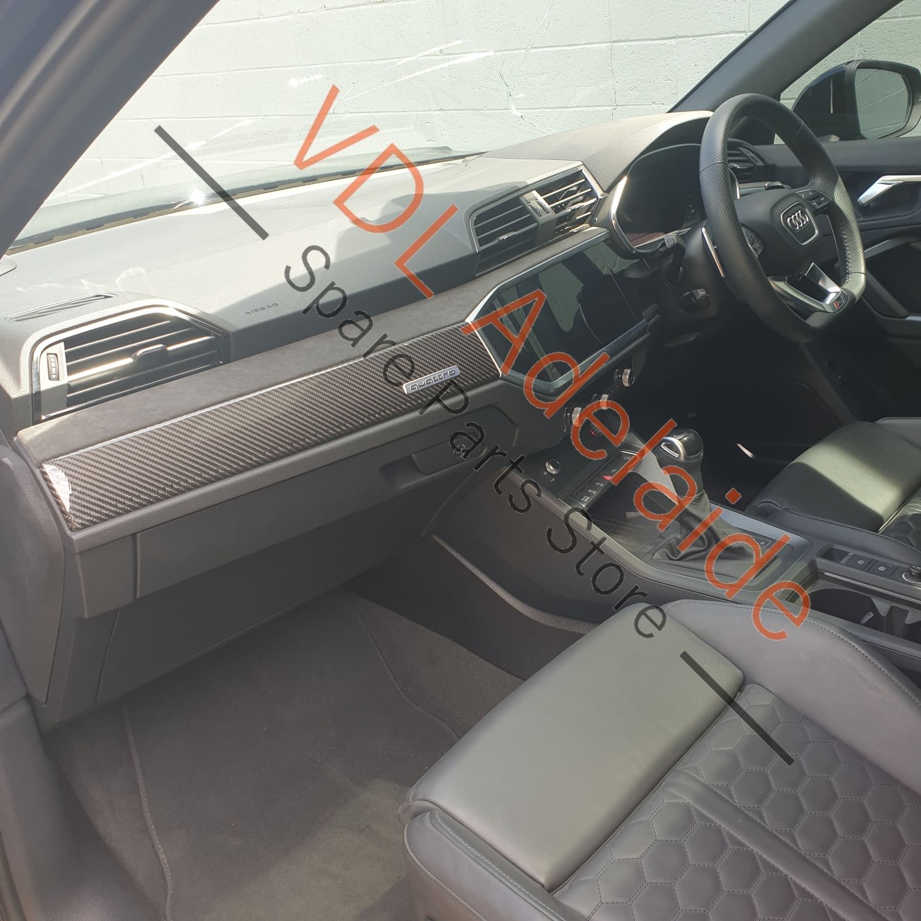 83C853241A25M 83C853241A   Audi RSQ3 F3 Alcantara Dashboard Inlay Interior Trim 83C853241A 25M