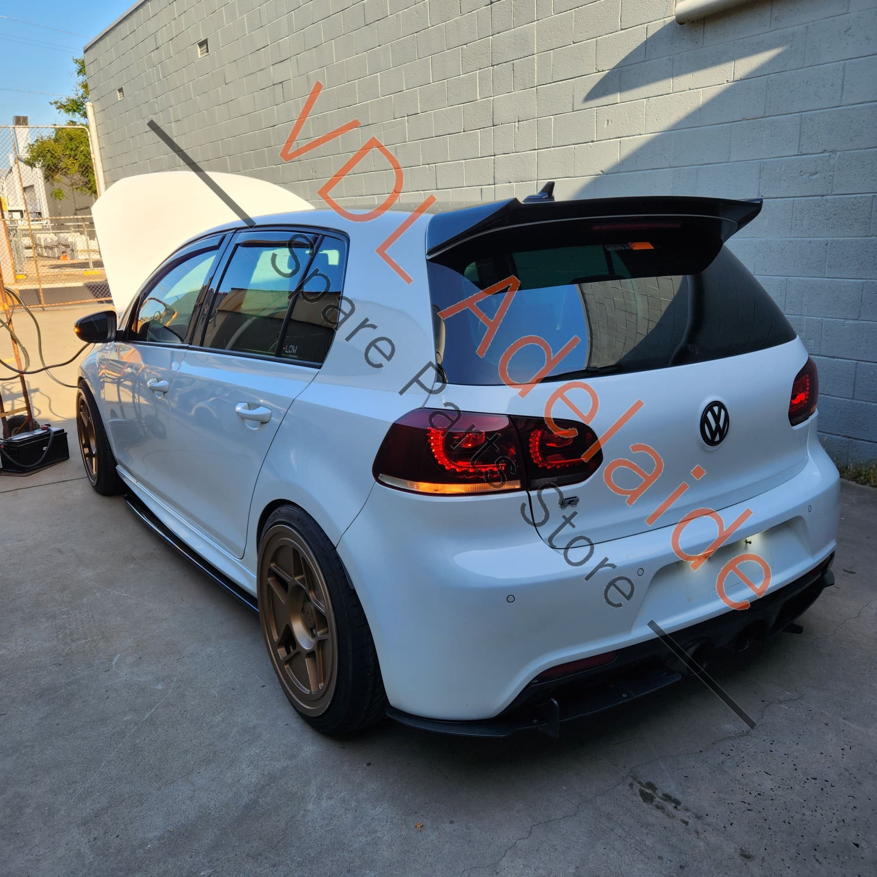     VW Golf R Gti MK6 Rear Spoiler with Boot Hatch Panel Included