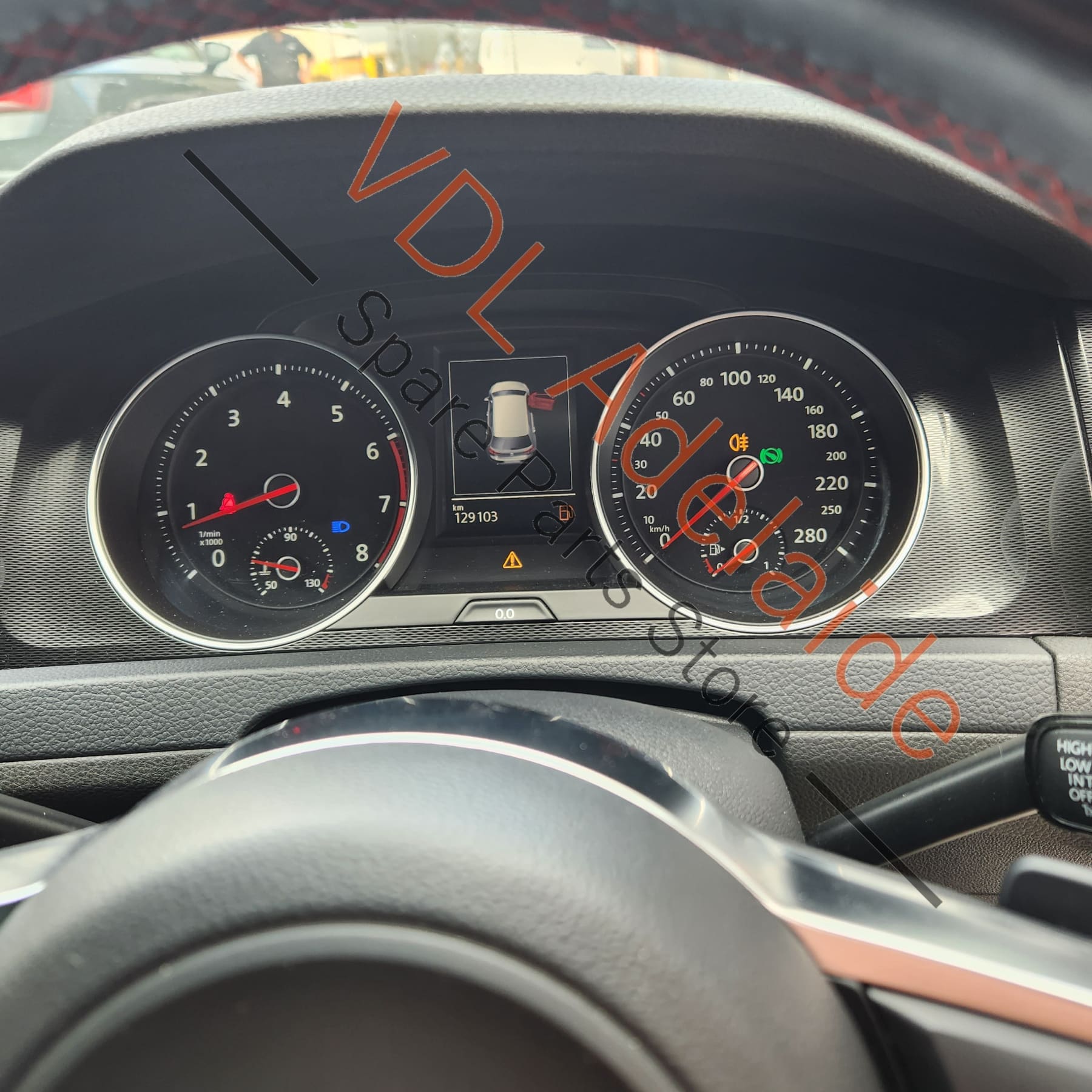 5Q0512521F    VW Golf GTi Mk7 Rear Left Suspension Level Sensor With Poles 5Q0512521F